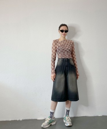 Black Skater Shorts #250325